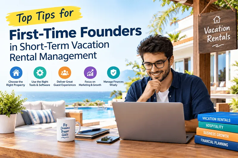Top Tips for First-Time Founders in Short-Term Vacation Rental Management