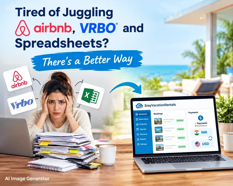 Tired of Juggling Airbnb, VRBO and Spreadsheets? There's a Better Way