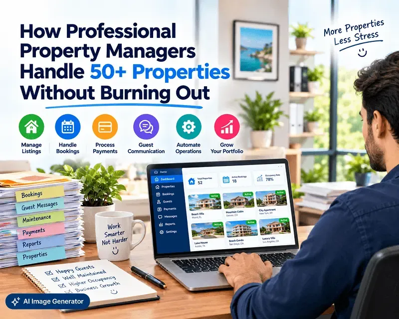 How Professional Property Managers Handle 50+ Properties Without Burning Out