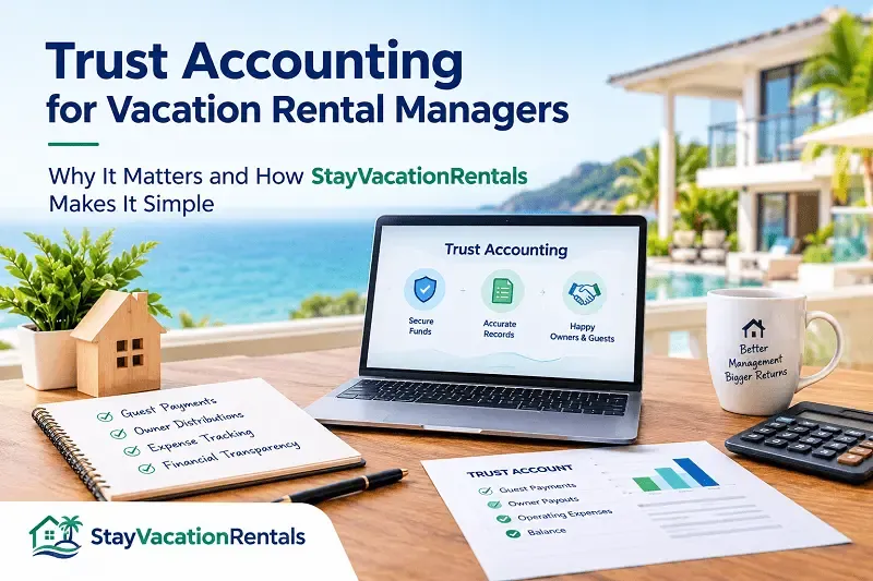 Trust Accounting for Vacation Rental Managers — Why It Matters and How StayVacationRentals Makes It Simple