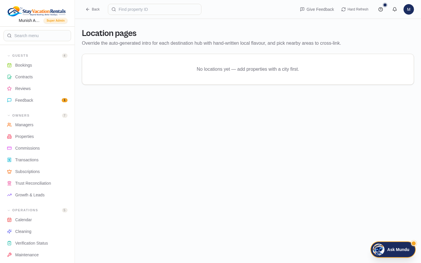 Locations